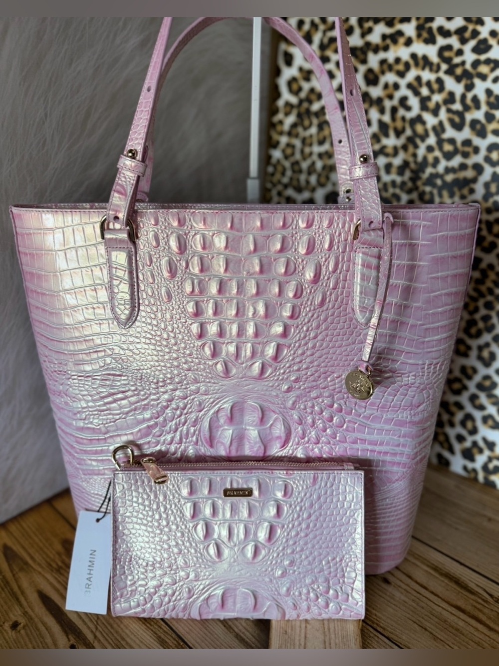 PRETTY EYE BRAHMIN EZRA ROSEWATER PINK GORGEOUS NWT & ROSEWATER DAISY NWT FIRM $